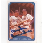 Duke Snider signed 1987 TCMA Baseball Card